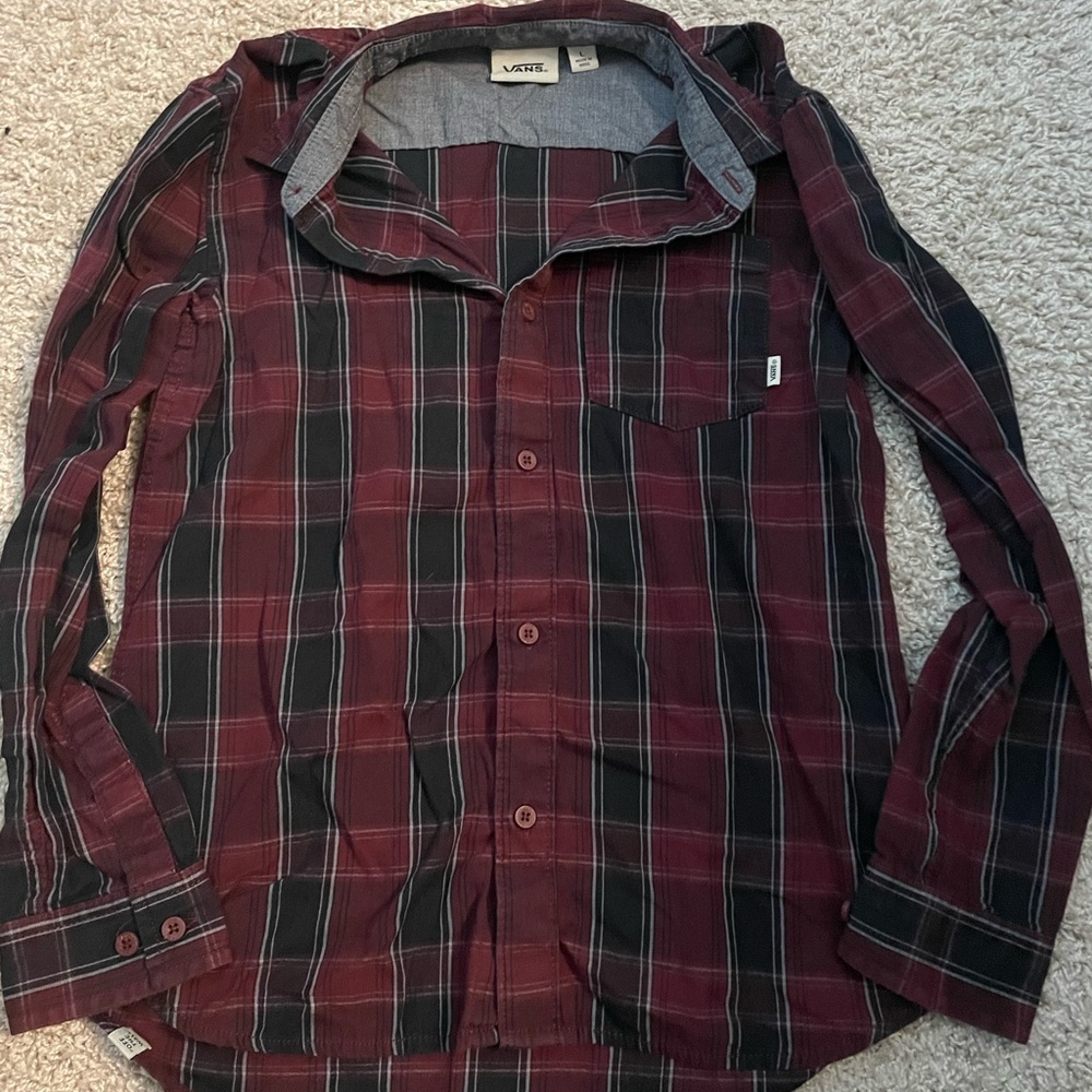 Vans kids flannel